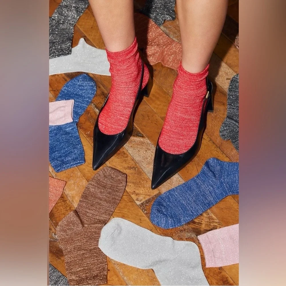 NWT Free People Pack of 3 Desert Disco Socks